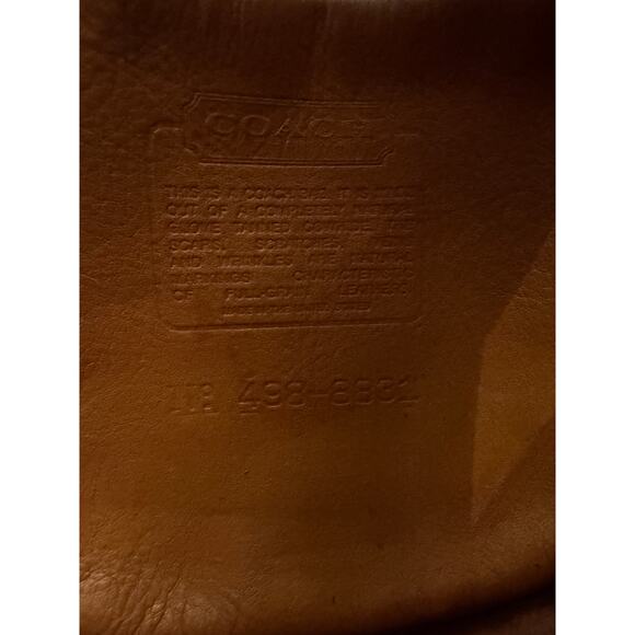 Vintage 1998 Coach 6834 British Tan Small Saddle Bag Crossbody – Restored - Picture 7 of 16